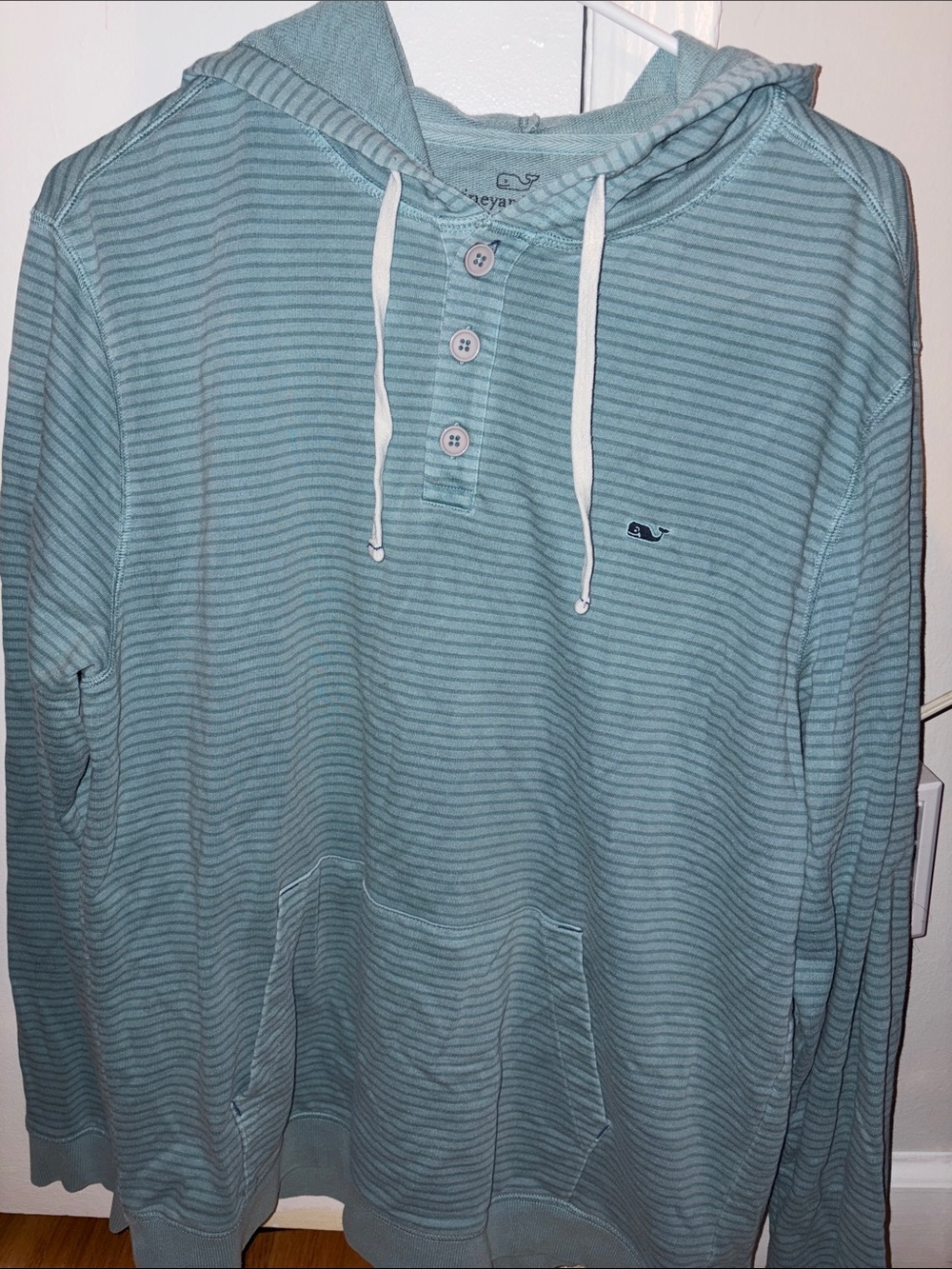 Vineyard Vines Men’s Striped Hooded Henley